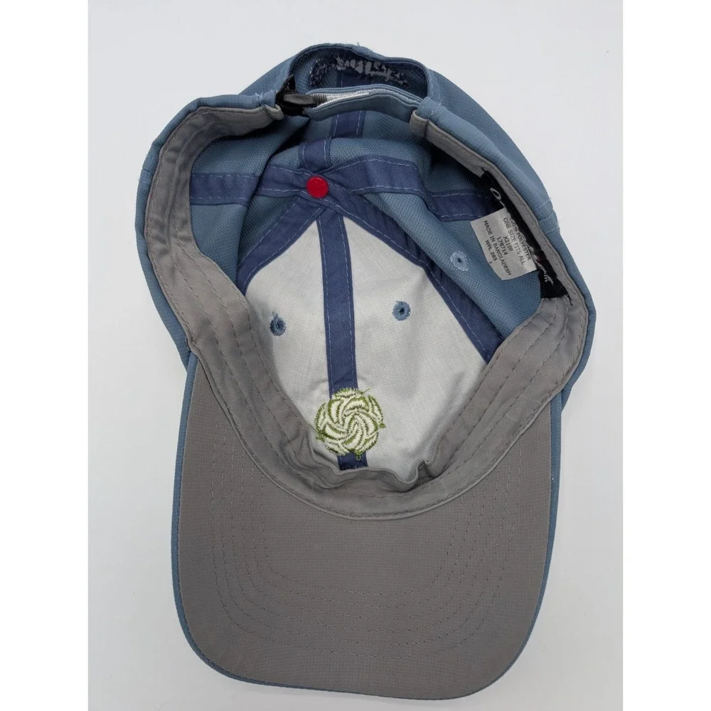 Imperial Hat Mens Strapback Blue Performance‎ Cap Vantrust Logo
